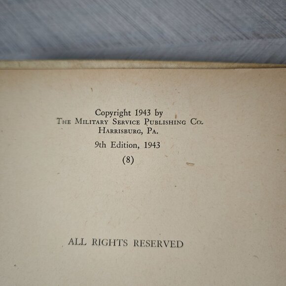 Vintage 1943 Edition The Officer's Guide Key Field MS Commissioned Officers WW2 - Picture 4 of 10